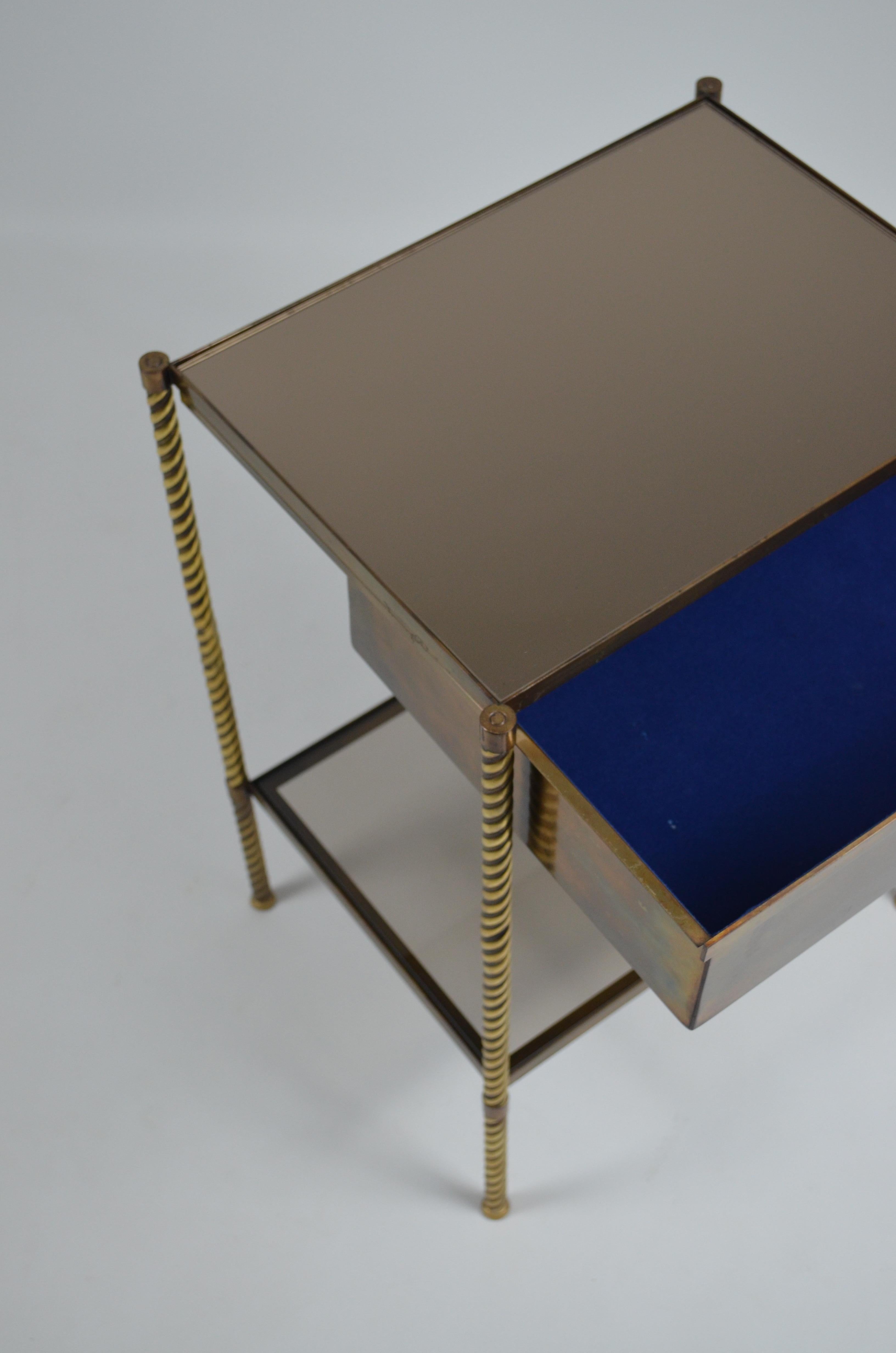 Neoclassical bedsides / end tables, France, 1950/60s  For Sale 11
