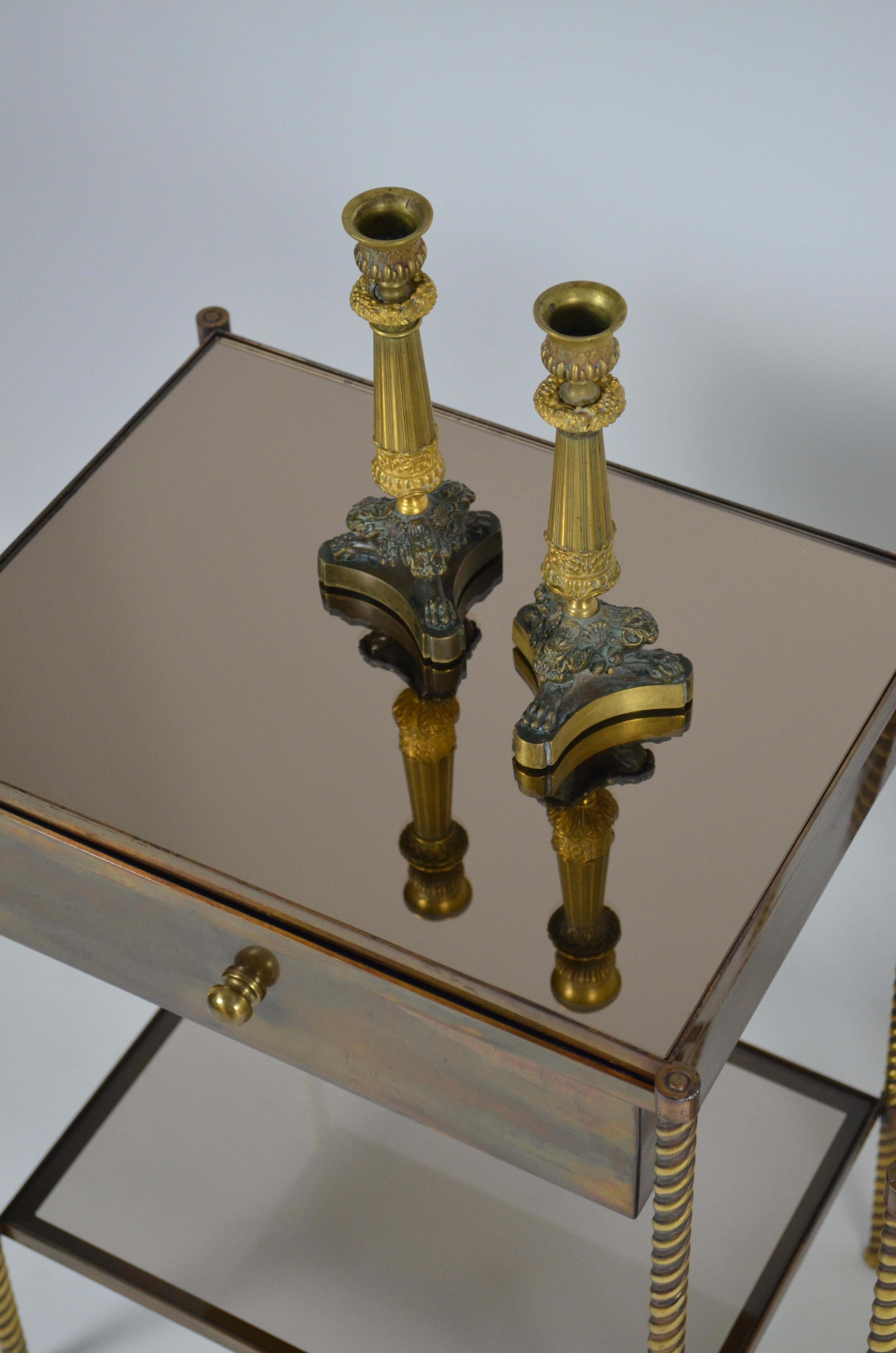 Neoclassical bedsides / end tables, France, 1950/60s  For Sale 1