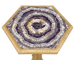Neoclassical Blue John Table