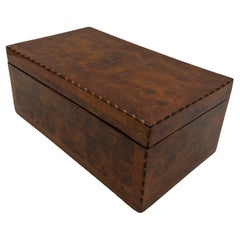 Caja Biedermeier, chapa de nogal, sur de Alemania, hacia 1860
