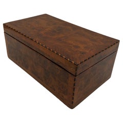 Antique Biedermeier Box, Walnut Veneer, South Germany, circa 1860