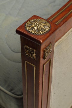 Neoclassical Brass Mounted Armchairs, Russian 19th Century