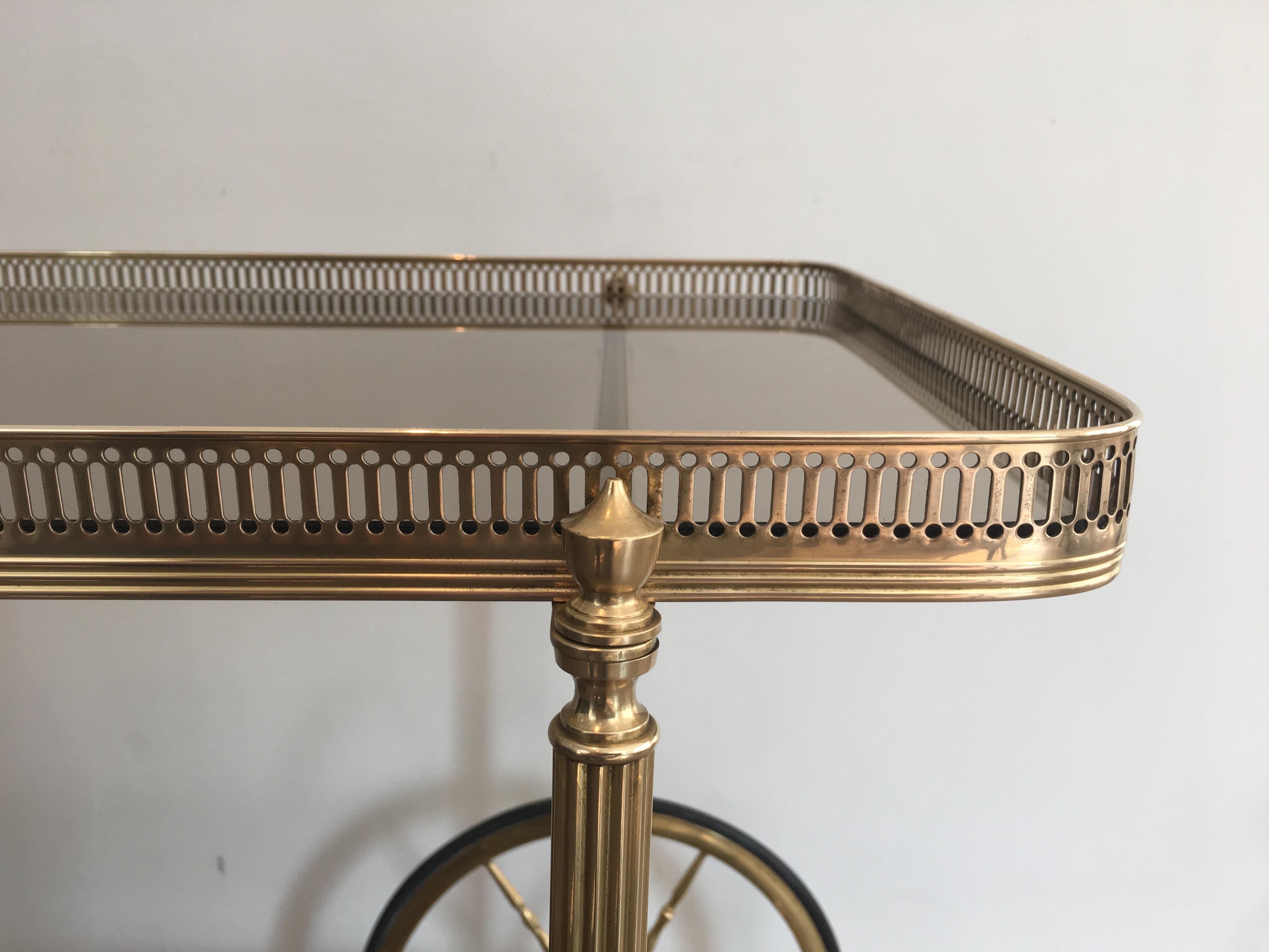 Neoclassical Brass Trolley, French, circa 1940 1