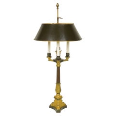 Neoclassical Bronze and Ormolu Candelabra Table Lamp