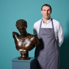 Neoclassical Bronze Bust of Hermes By Aktien-Gesellschaft Gladenbeck