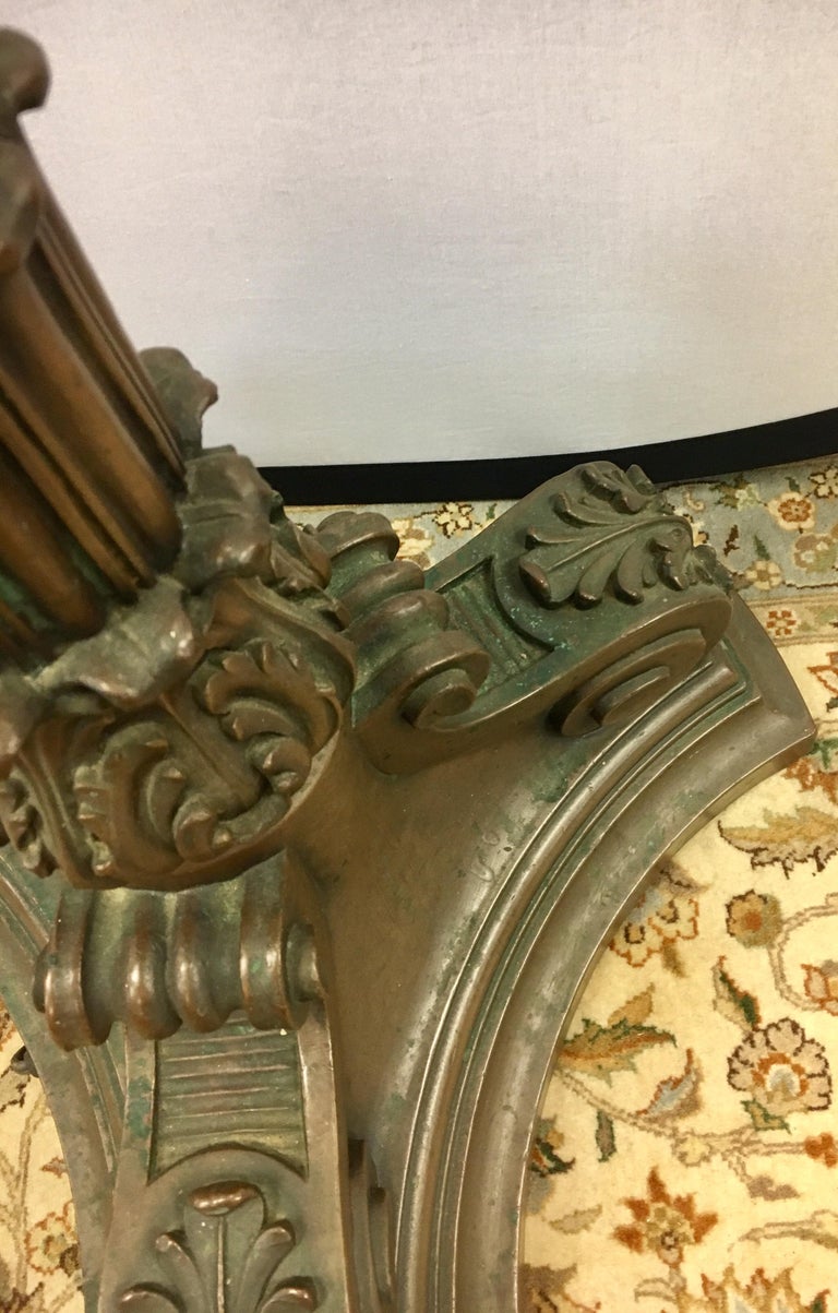 Neoclassical Bronze Candelabra Floor Lamp Torchiere Chandelier Style 5
