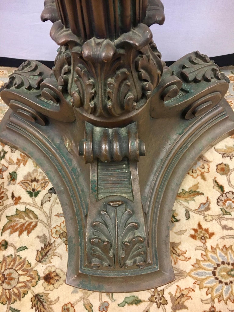 Neoclassical Bronze Candelabra Floor Lamp Torchiere Chandelier Style 6