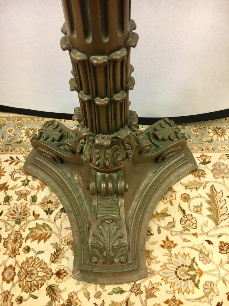 Neoclassical Bronze Candelabra Floor Lamp Torchiere Chandelier Style 3