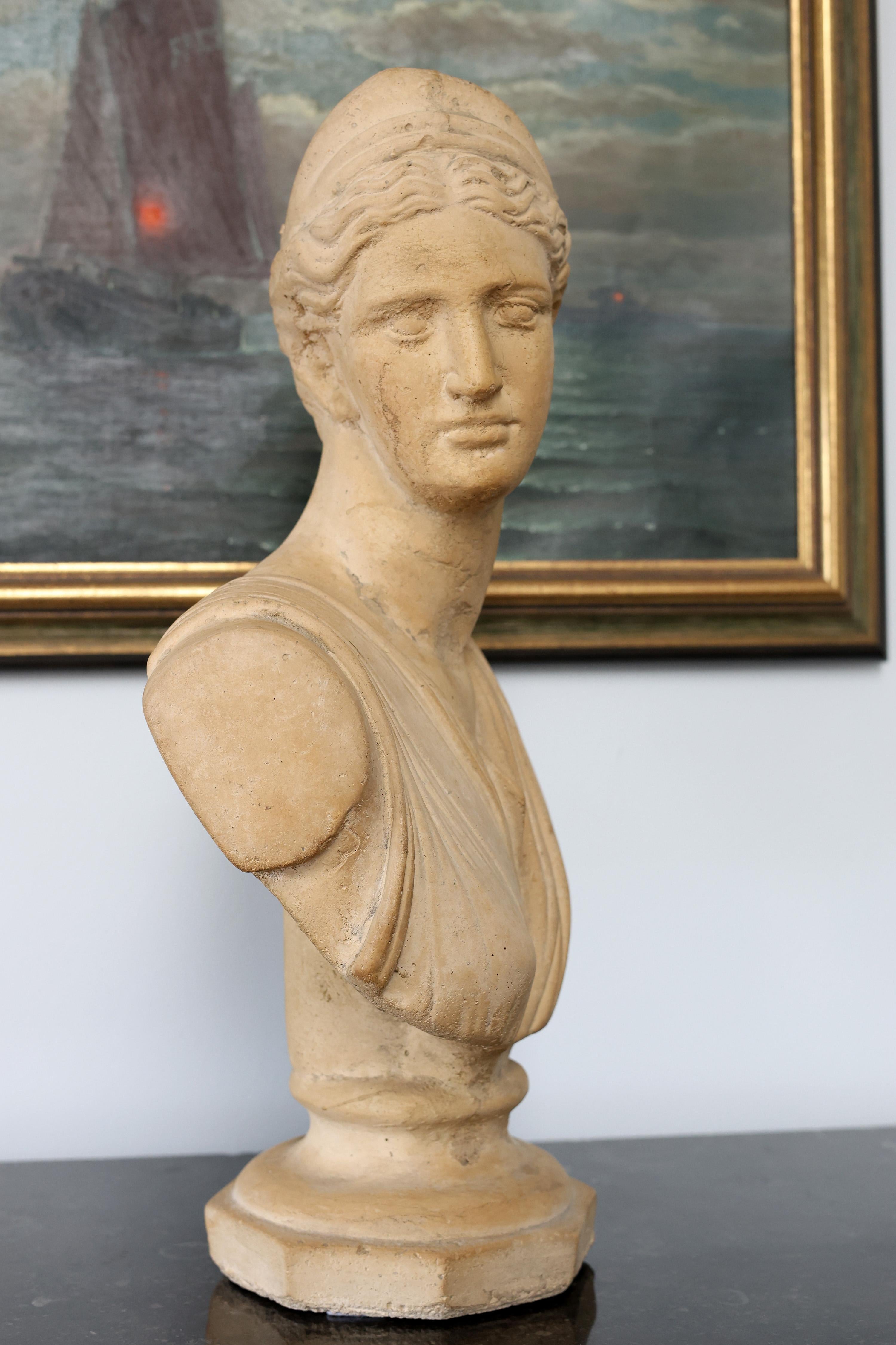 Neoclassical Bust of a Artemis, circa Early 20th Century For Sale 2