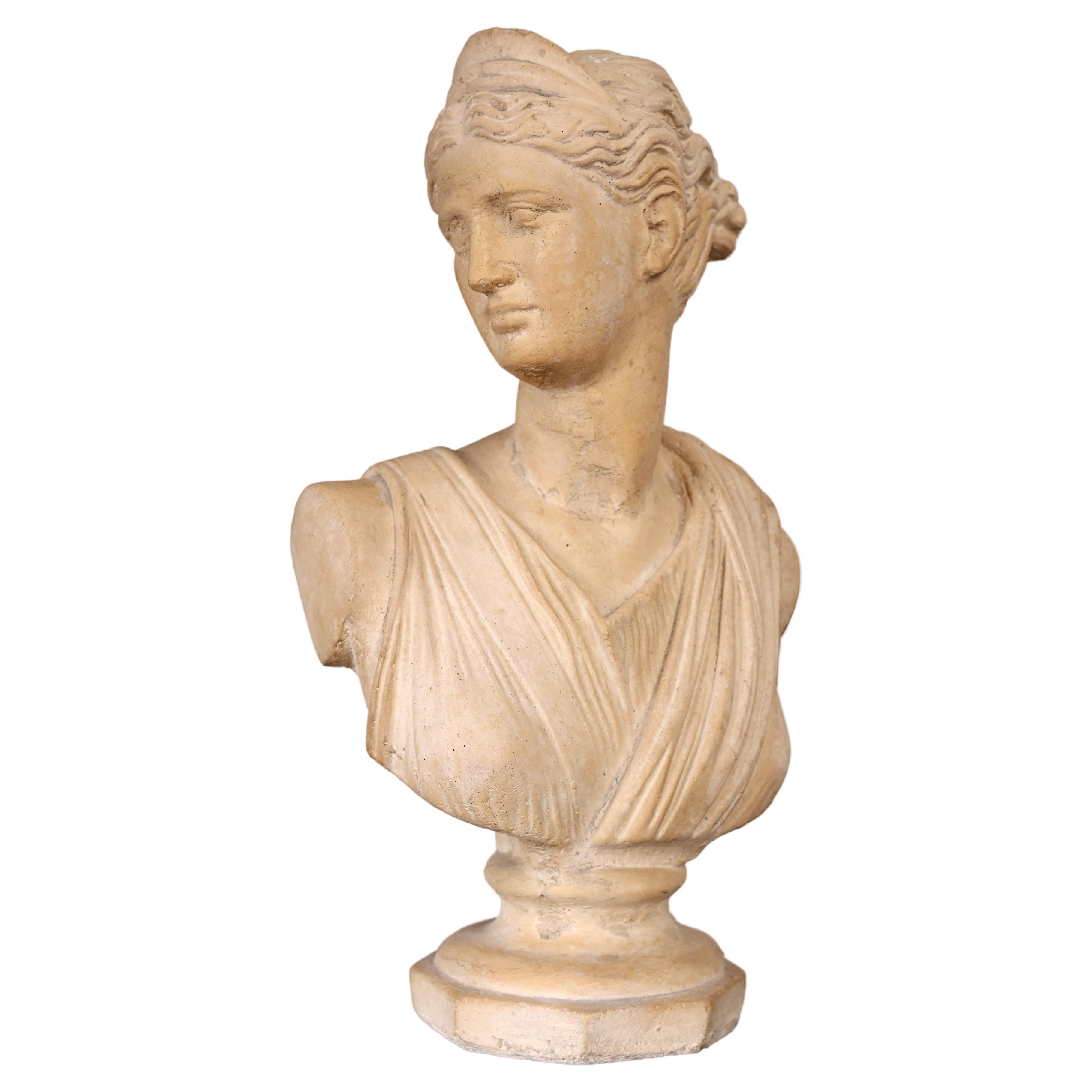 Neoclassical Bust of a Artemis, circa Early 20th Century For Sale