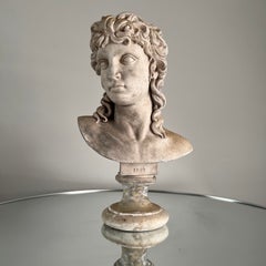 Neoclassical Bust of Eros, God of Love, Italy c. 1950's