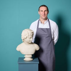 Busto neoclásico de joven romano