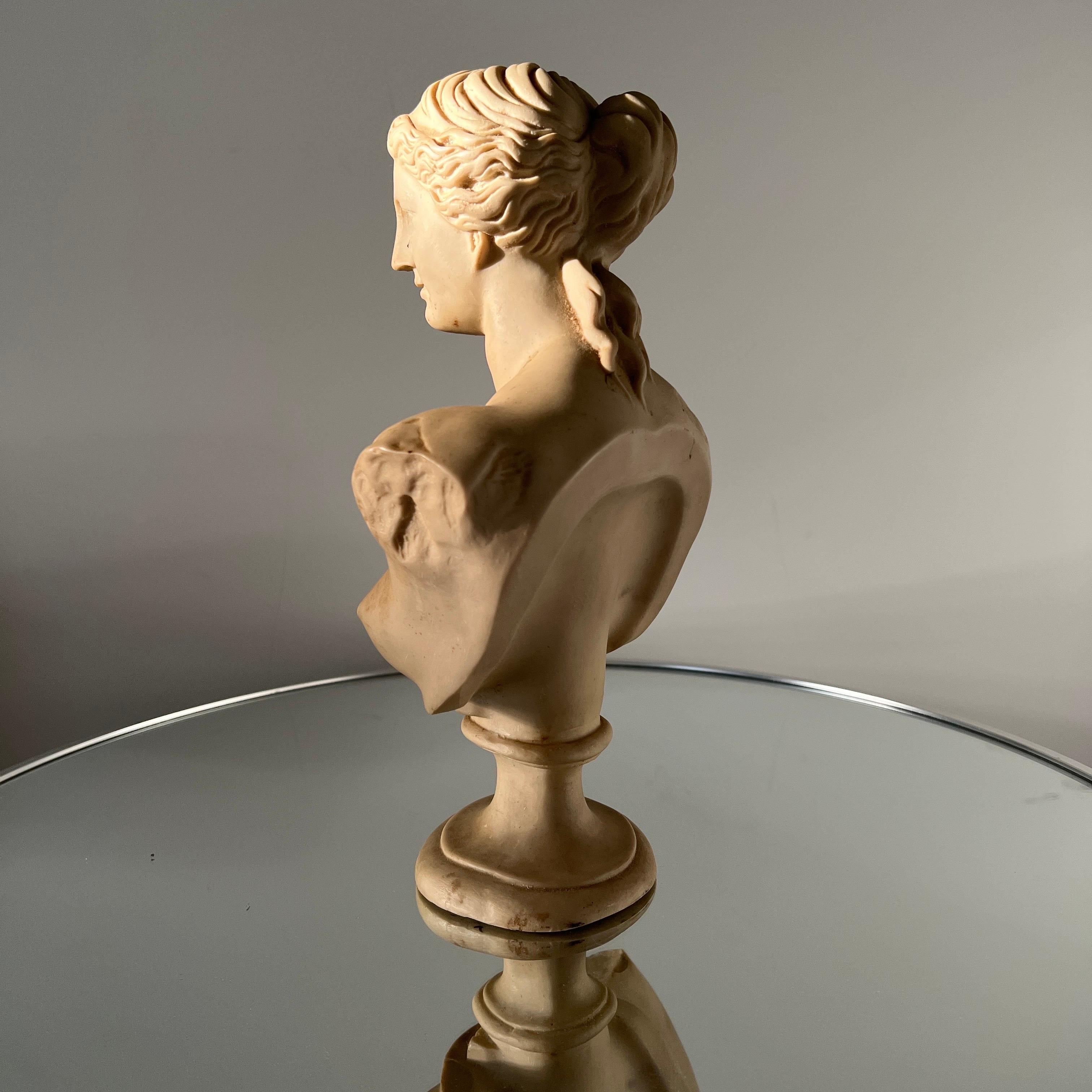 Mid-20th Century Neoclassical Bust of Venus de Milo, Italy c. 1950's