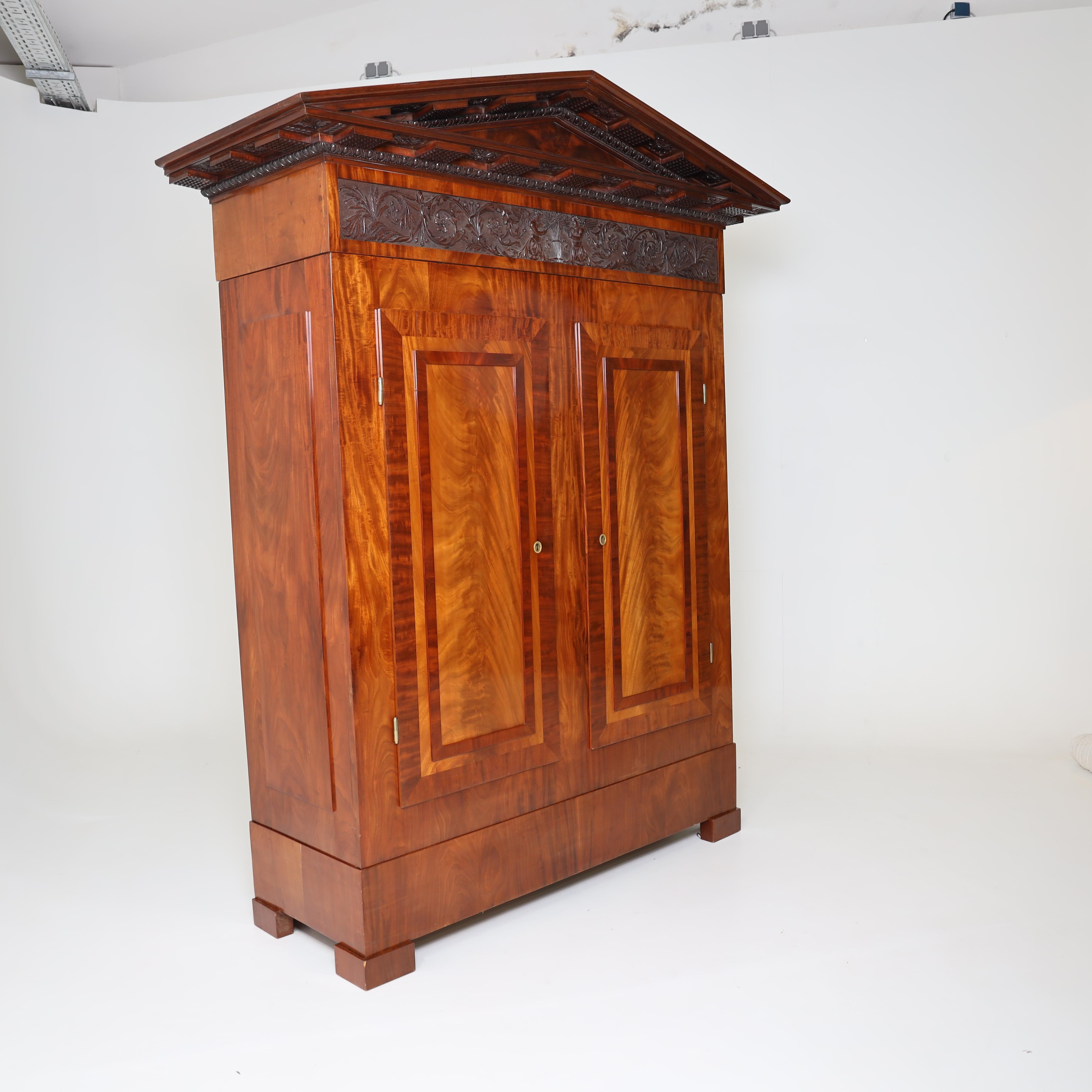 German Neoclassical Cabinet, Probably Berlin, Early 19th Century For Sale