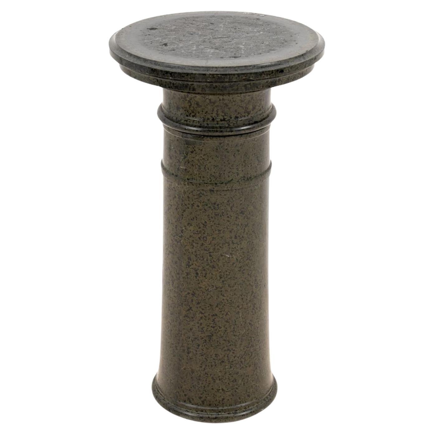 Neoclassical Carved Serpentine Column For Sale