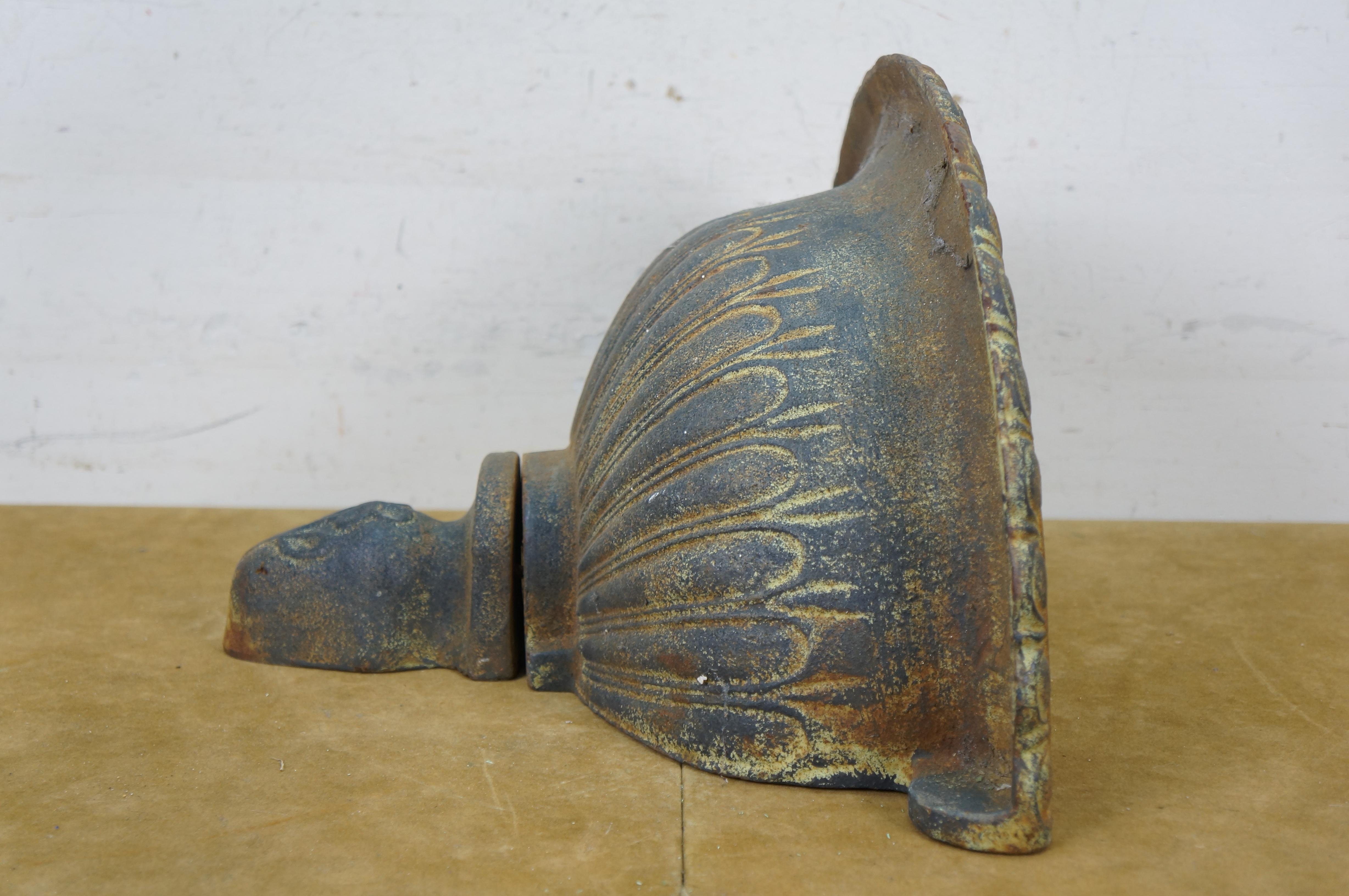 Neoclassical Cast Iron Wall Fountain Bowl Garden Planter Urn Sconce Lavabo 18