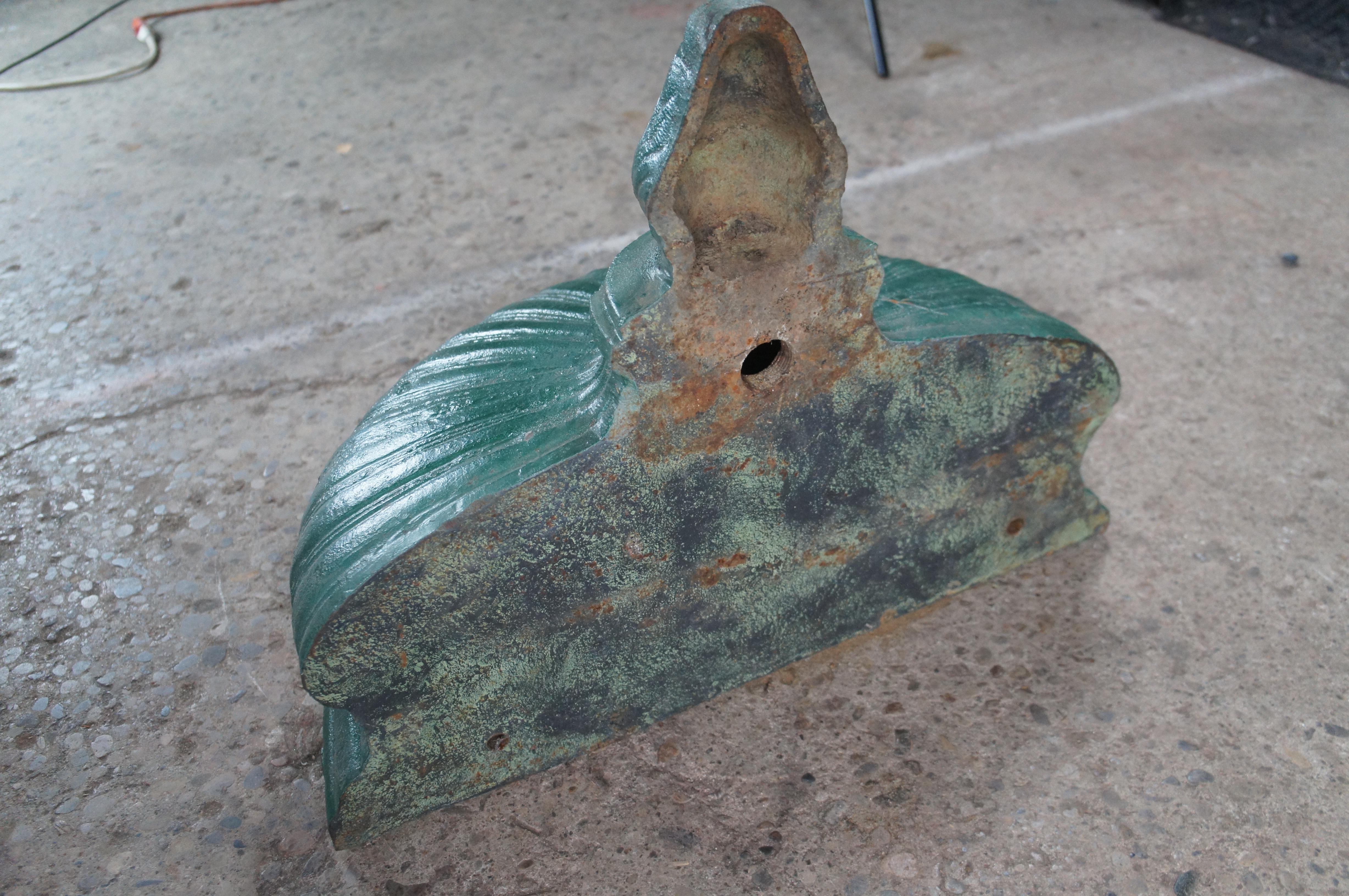 Neoclassical Cast Iron Wall Fountain Bowl Garden Planter Urn Sconce Lavabo 23