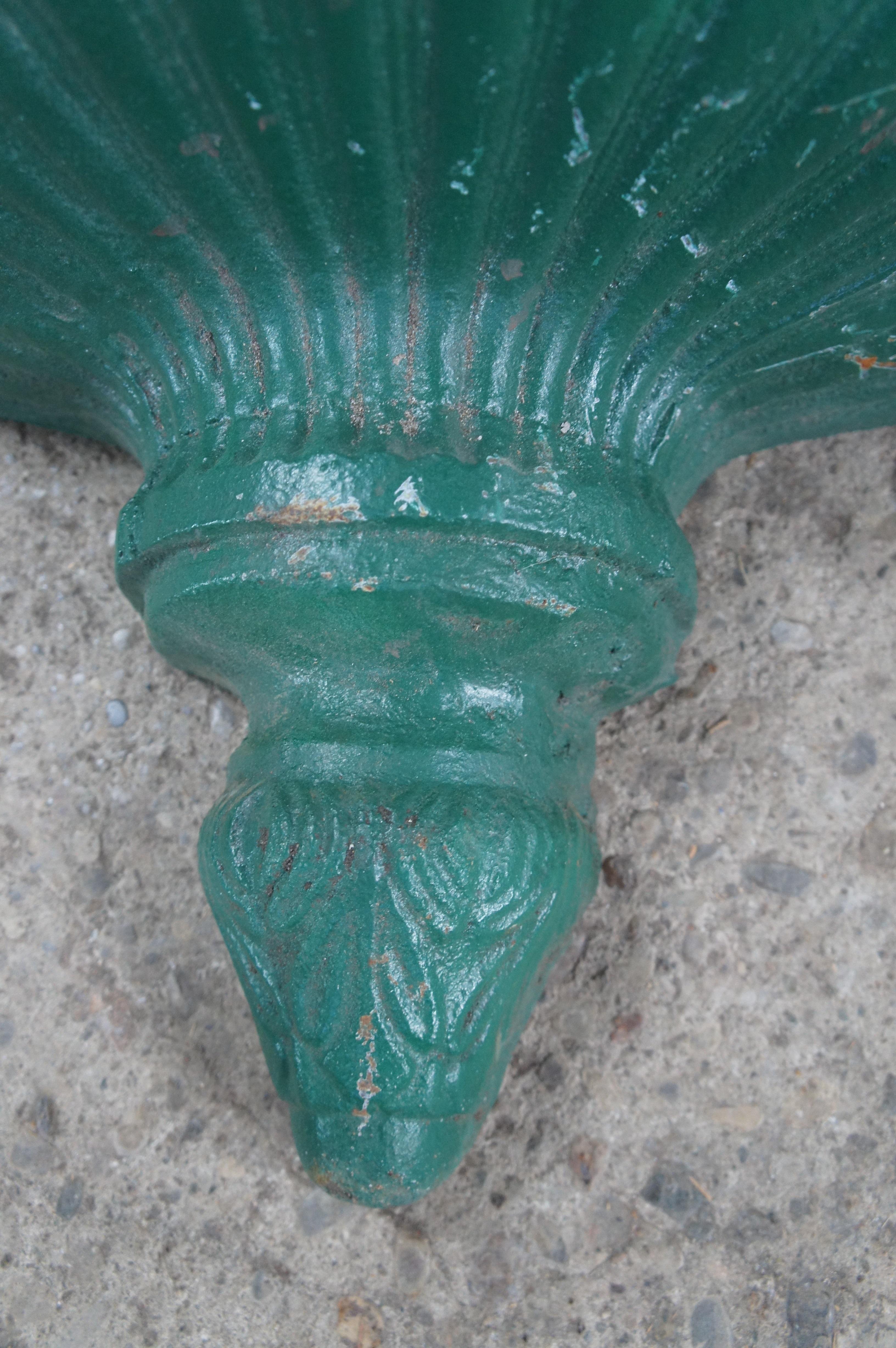 Neoclassical Cast Iron Wall Fountain Bowl Garden Planter Urn Sconce Lavabo 23