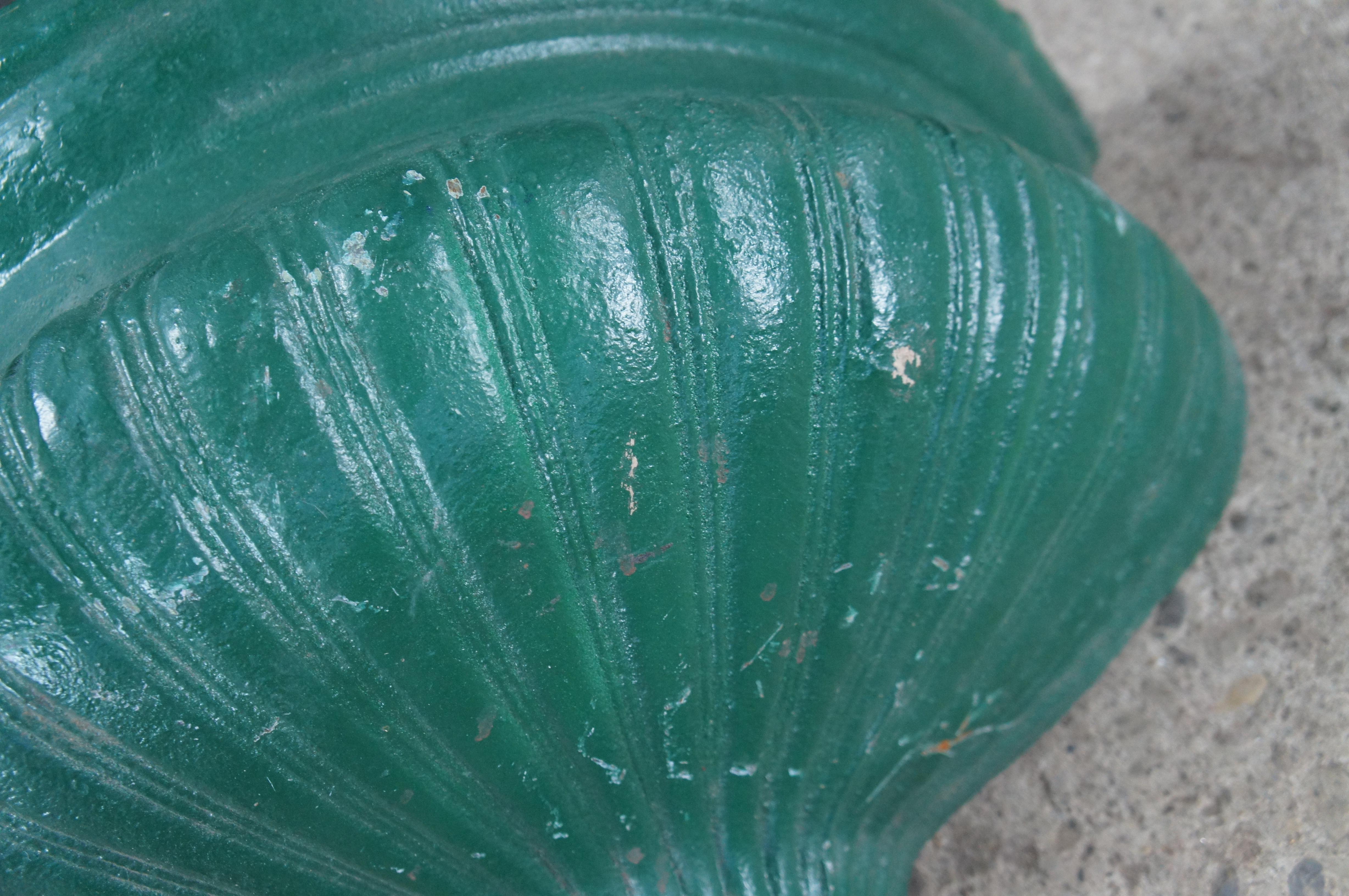 Neoclassical Cast Iron Wall Fountain Bowl Garden Planter Urn Sconce Lavabo 23