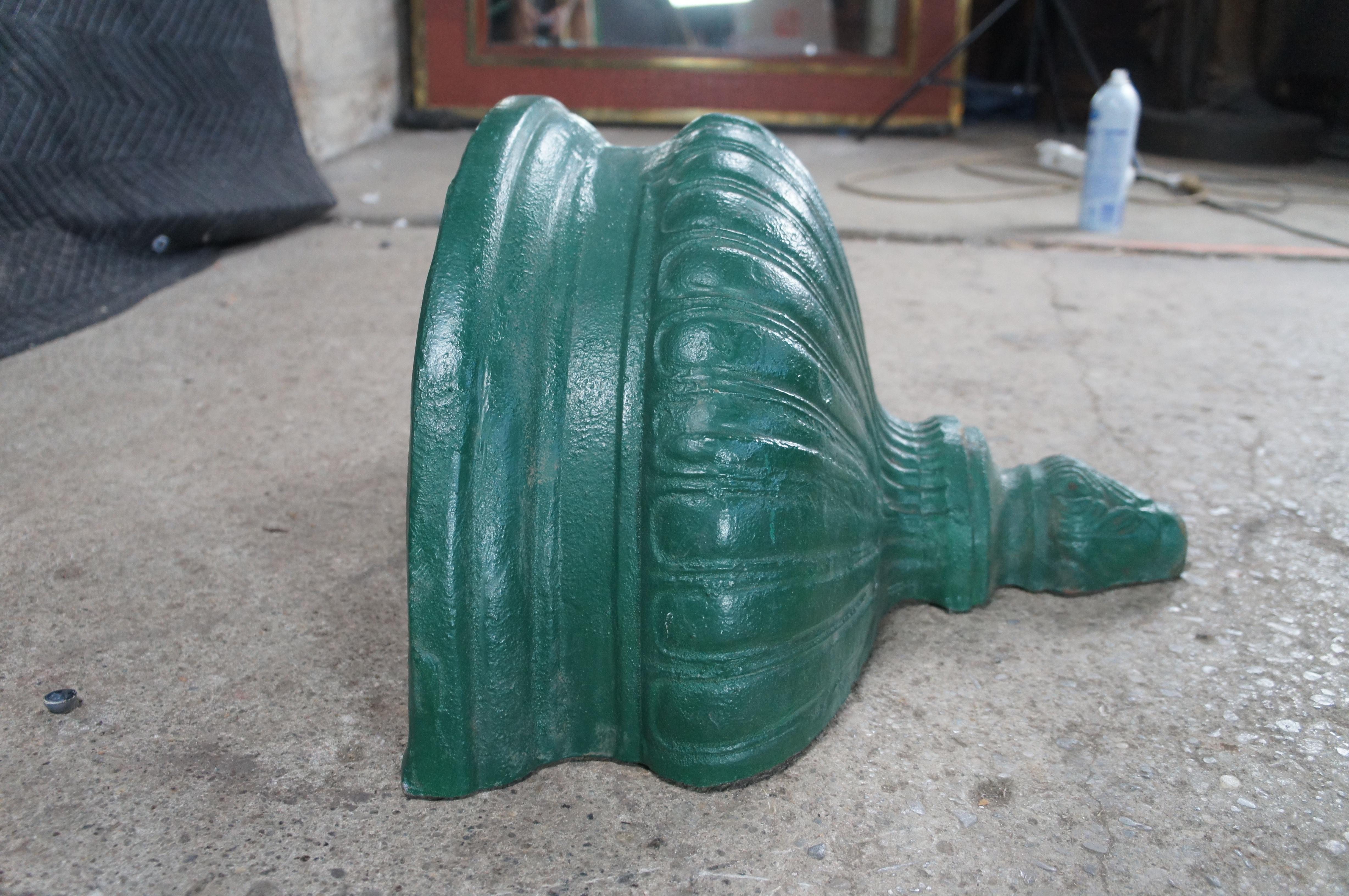 Neoclassical Cast Iron Wall Fountain Bowl Garden Planter Urn Sconce Lavabo 23