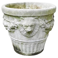 Neoclassical Cast Stone Garden Planter