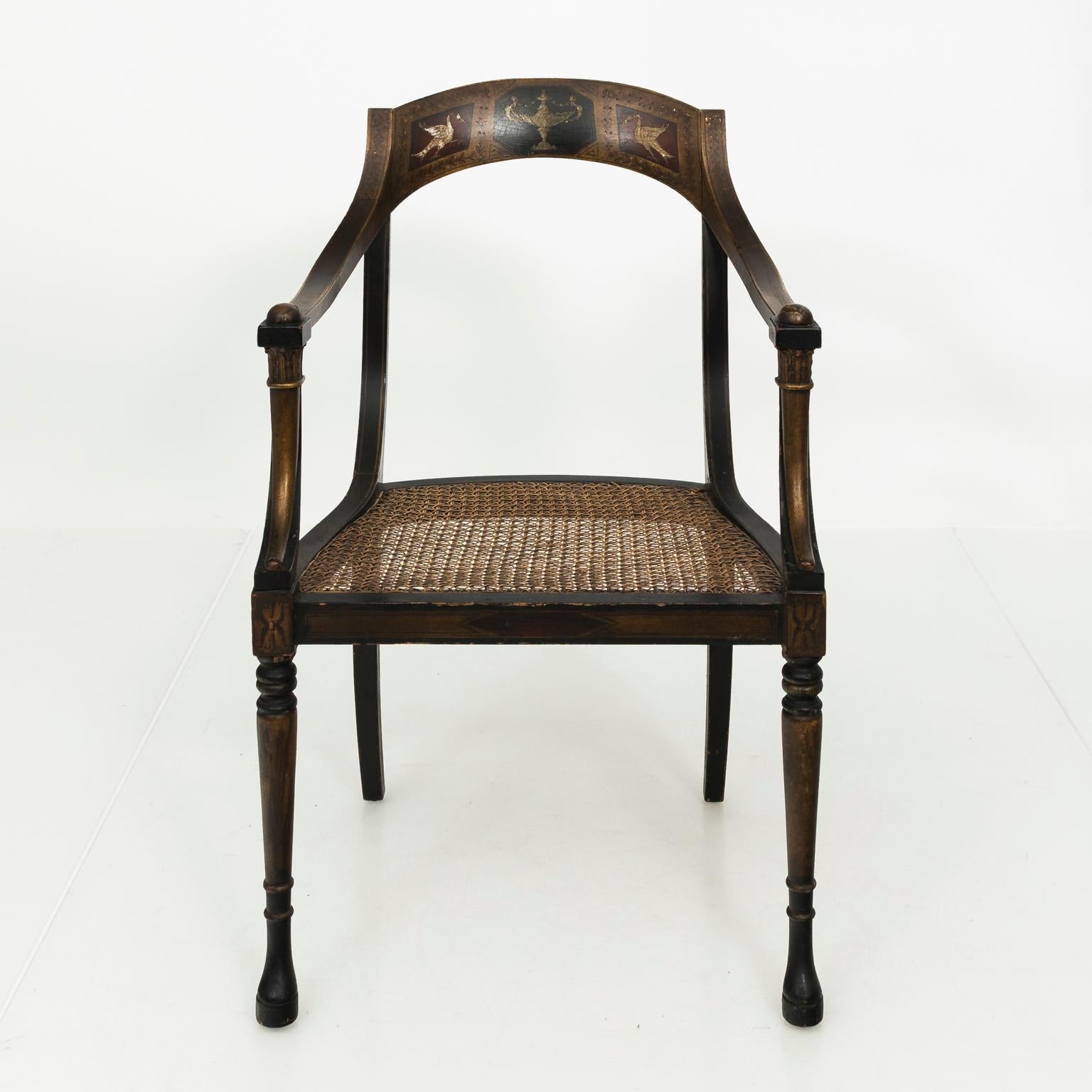 Neoclassical Chair, circa 1920s 4