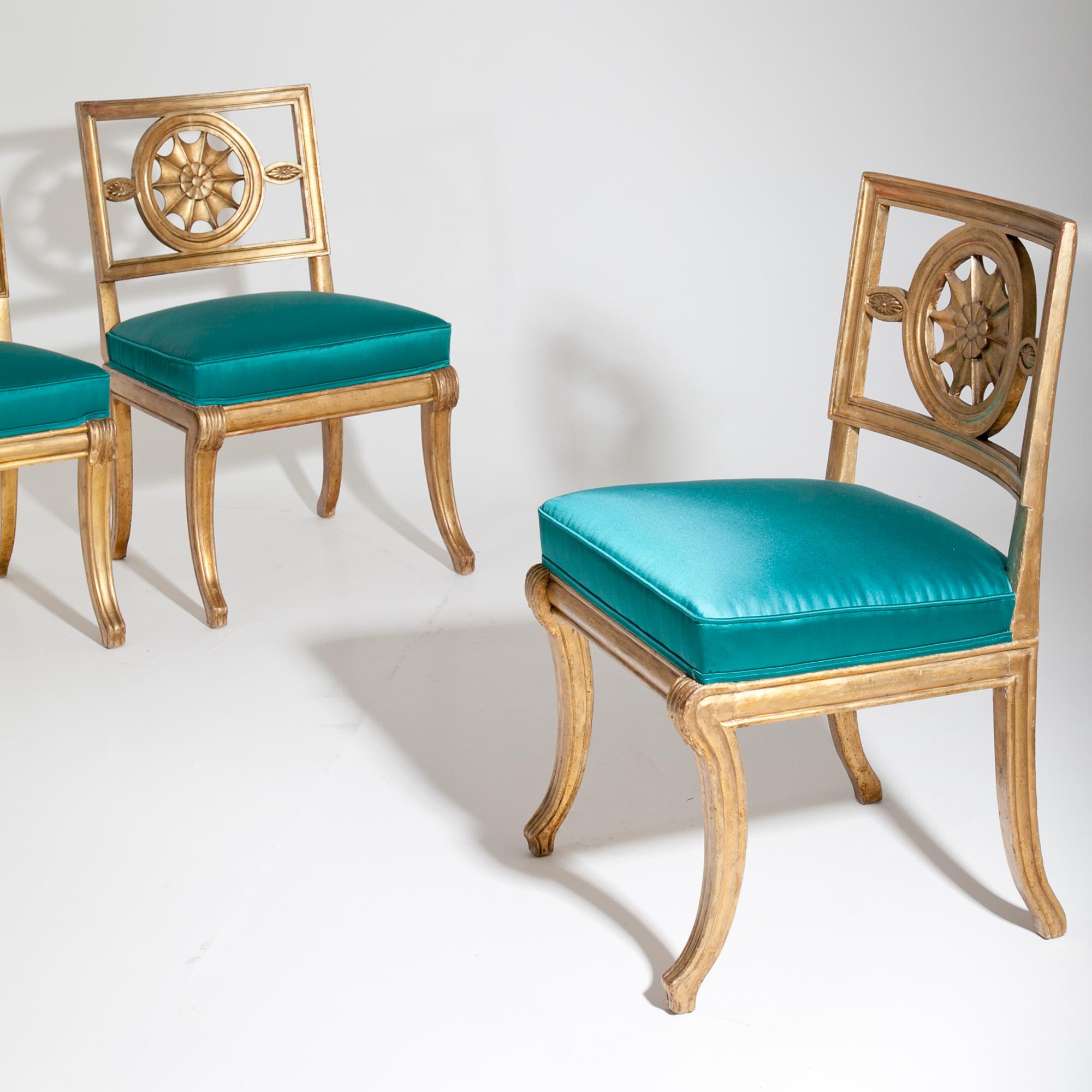Wood Neoclassical Chairs, Berlin First Half of the 19th Century