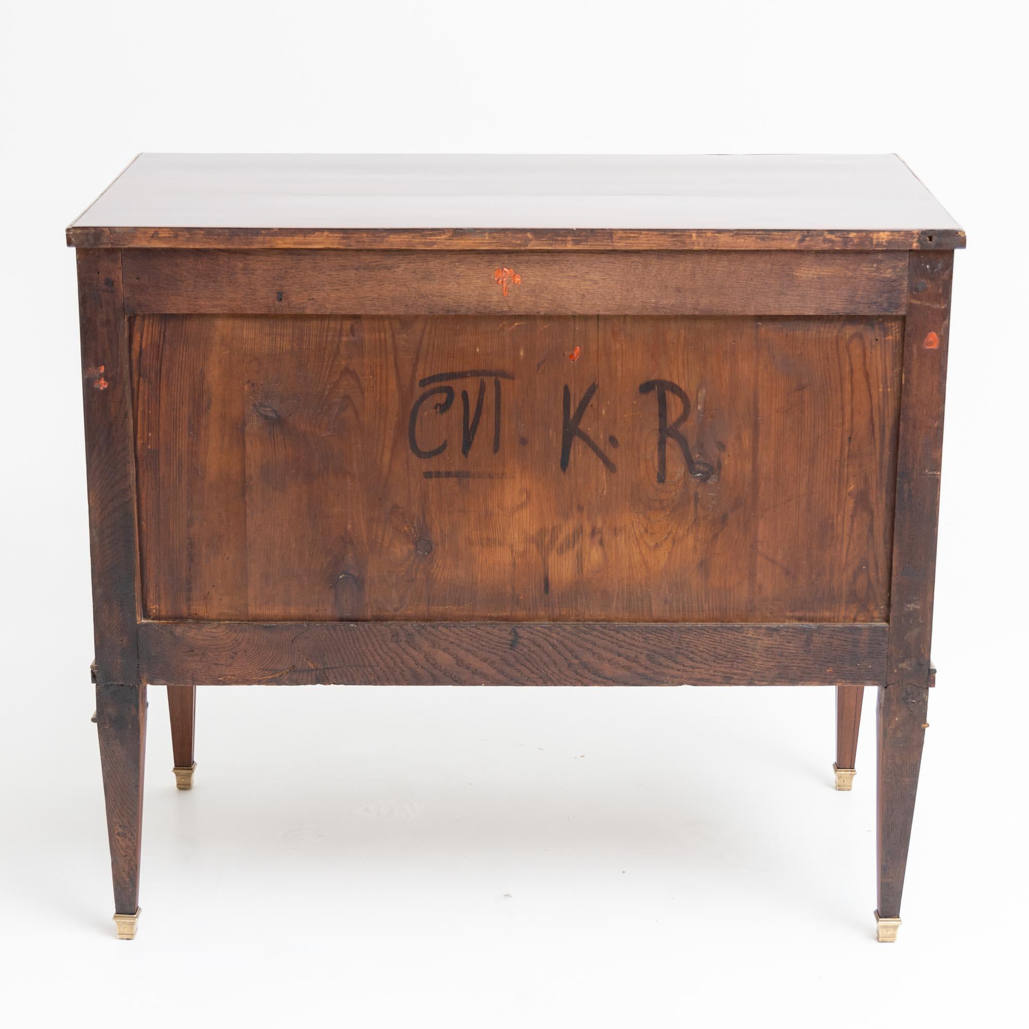 Early 19th Century Neoclassical Chest of Drawers, German circa 1800/1810 For Sale