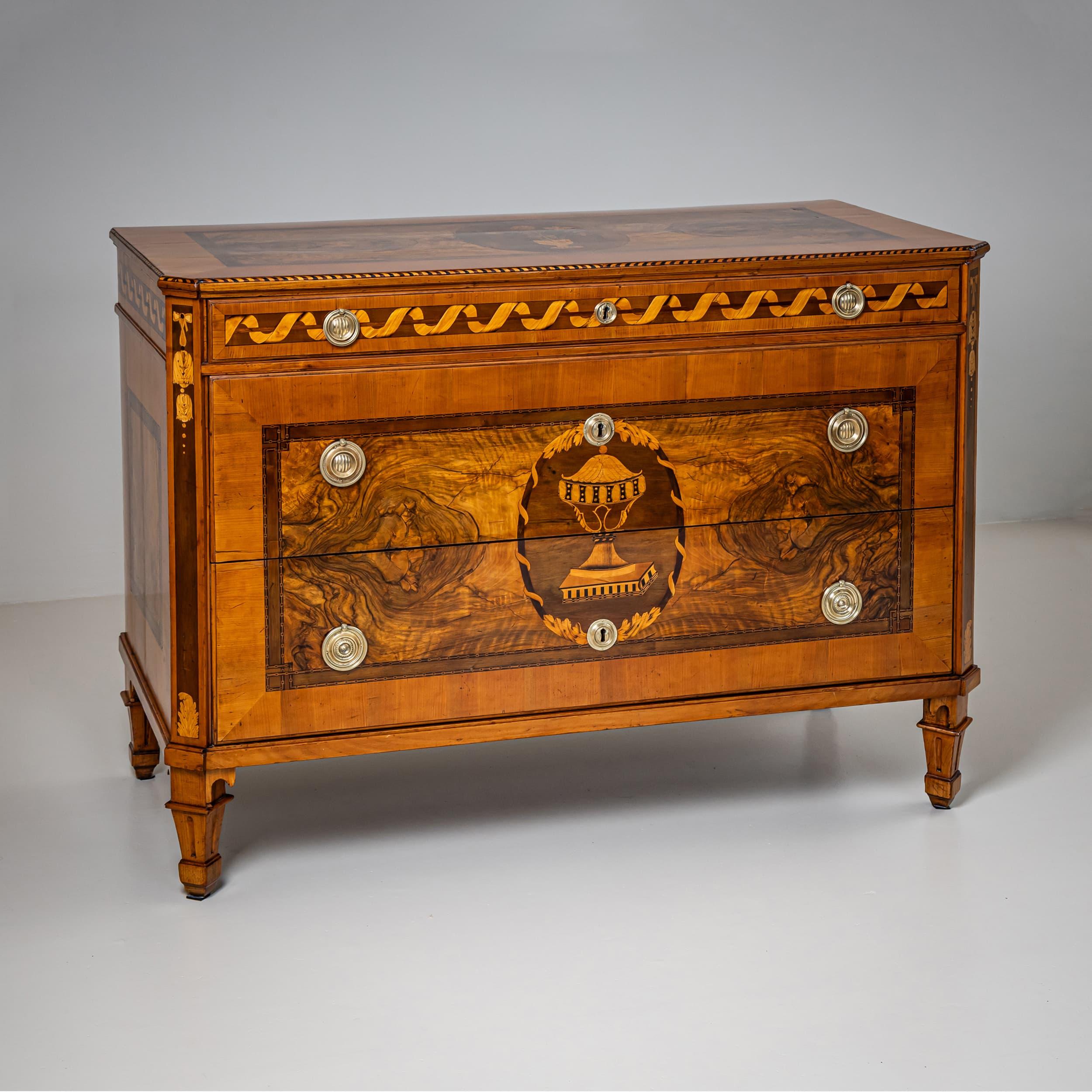19th Century Neoclassical Chest of Drawers, Germany For Sale