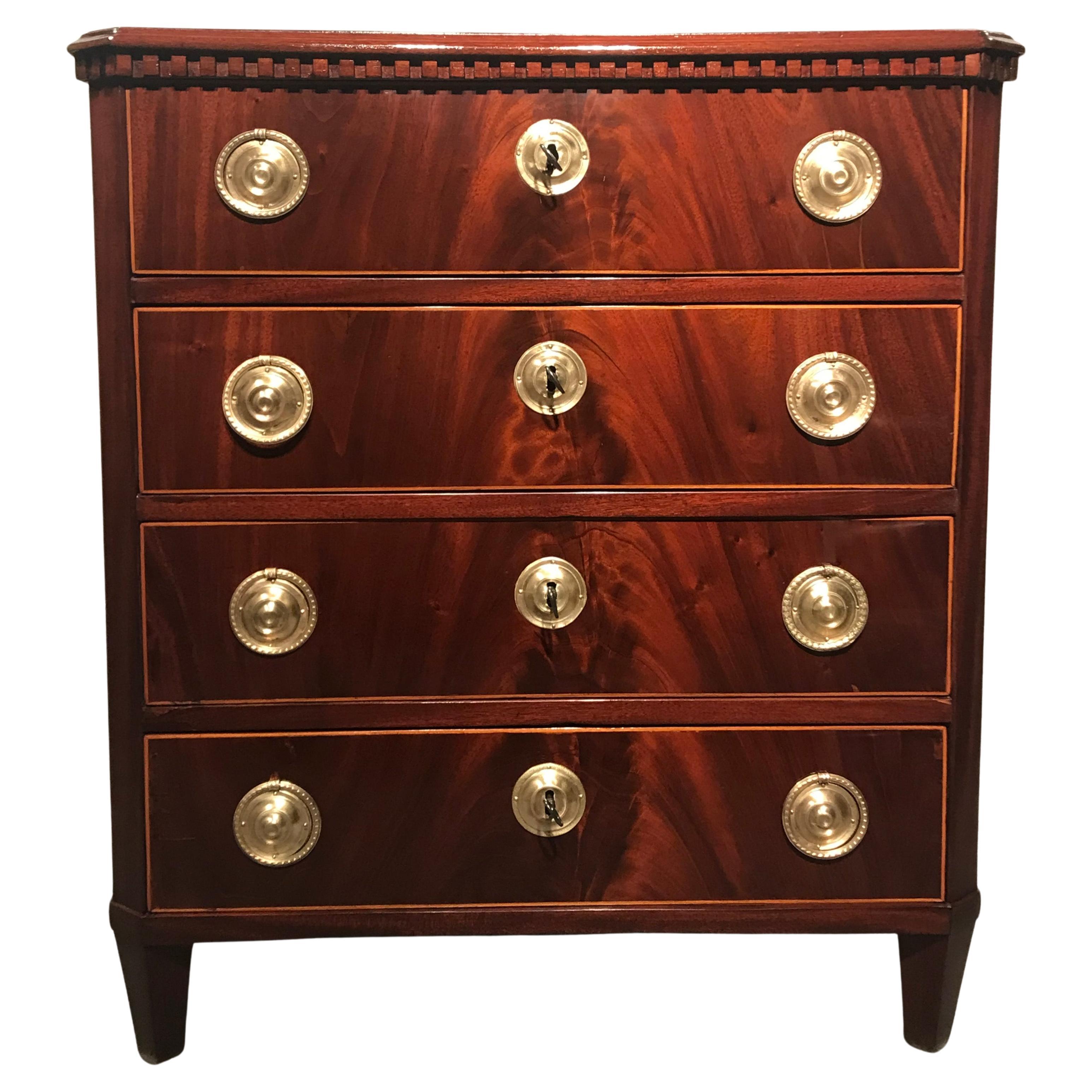 Neoclassical Chest of Drawers, Northern Germany around 1800 For Sale