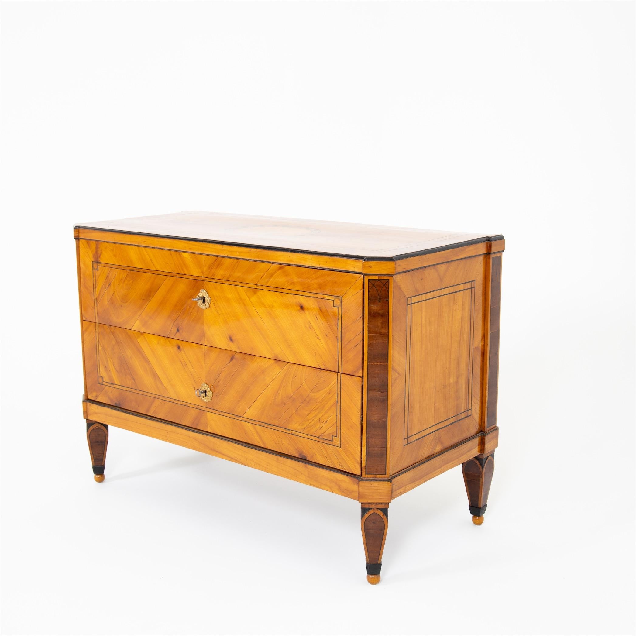 Early 19th Century Neoclassical Chest of Drawers, Southern Germany, circa 1800