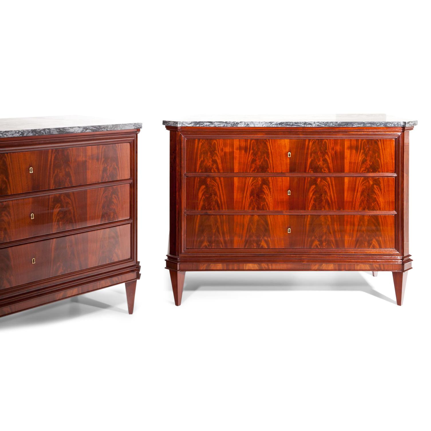 Italian Neoclassical Chests of Drawers, Italy First Half of the 19th Century