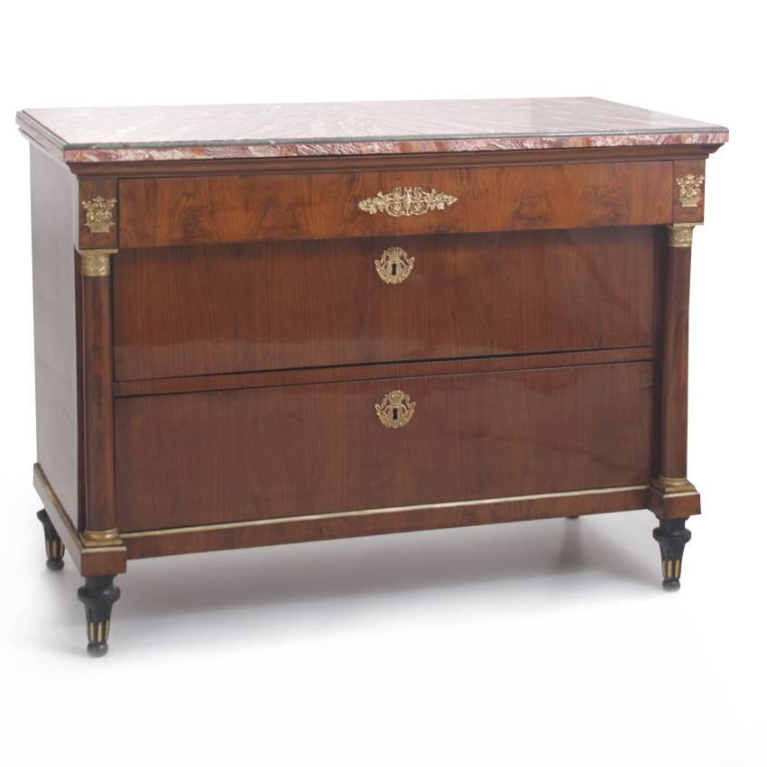 Early 19th Century Neoclassical Chests of Drawers, Italy, 1800