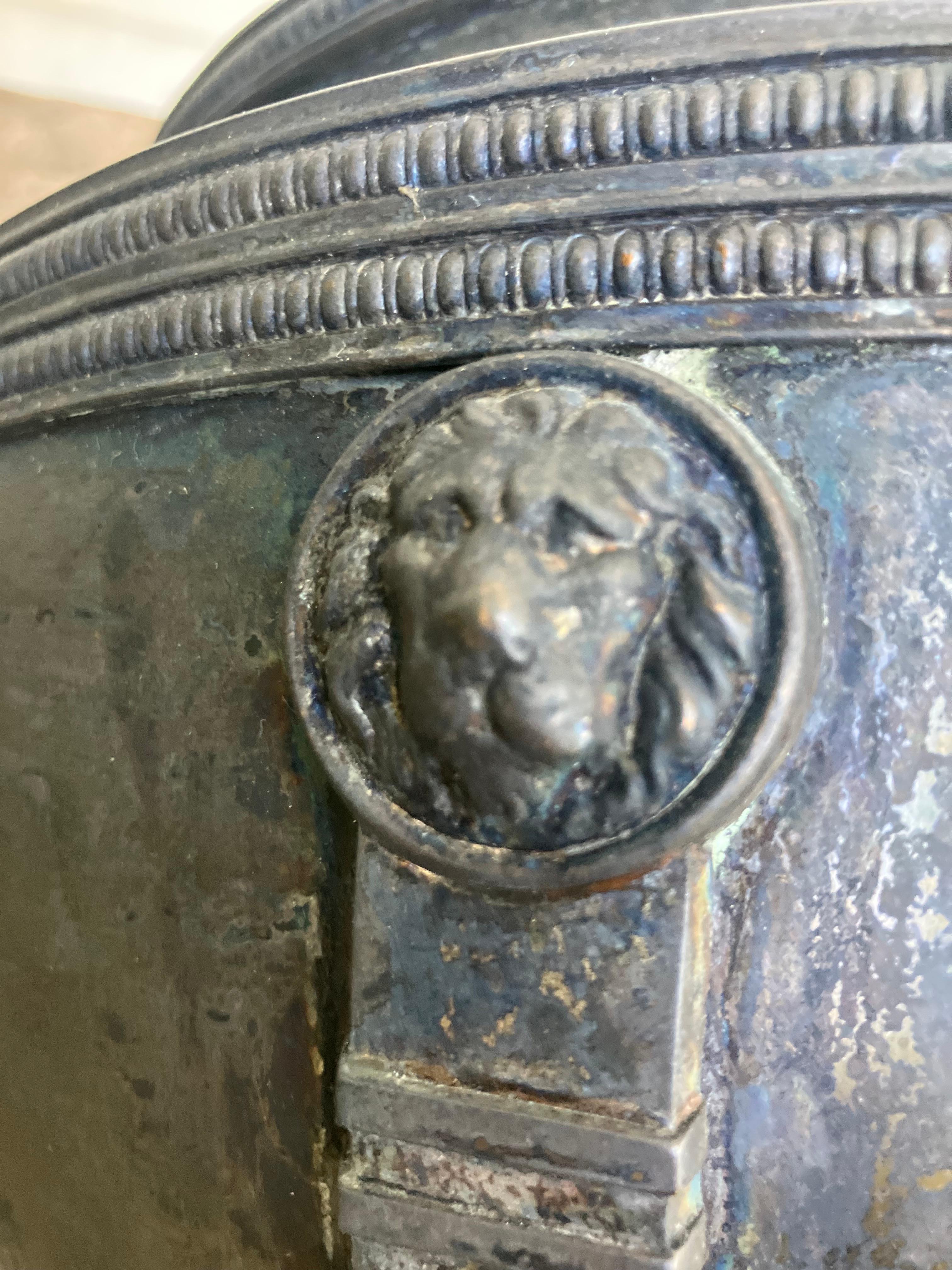 Neoclassical Coffee Samovar Urn Metal en venta
