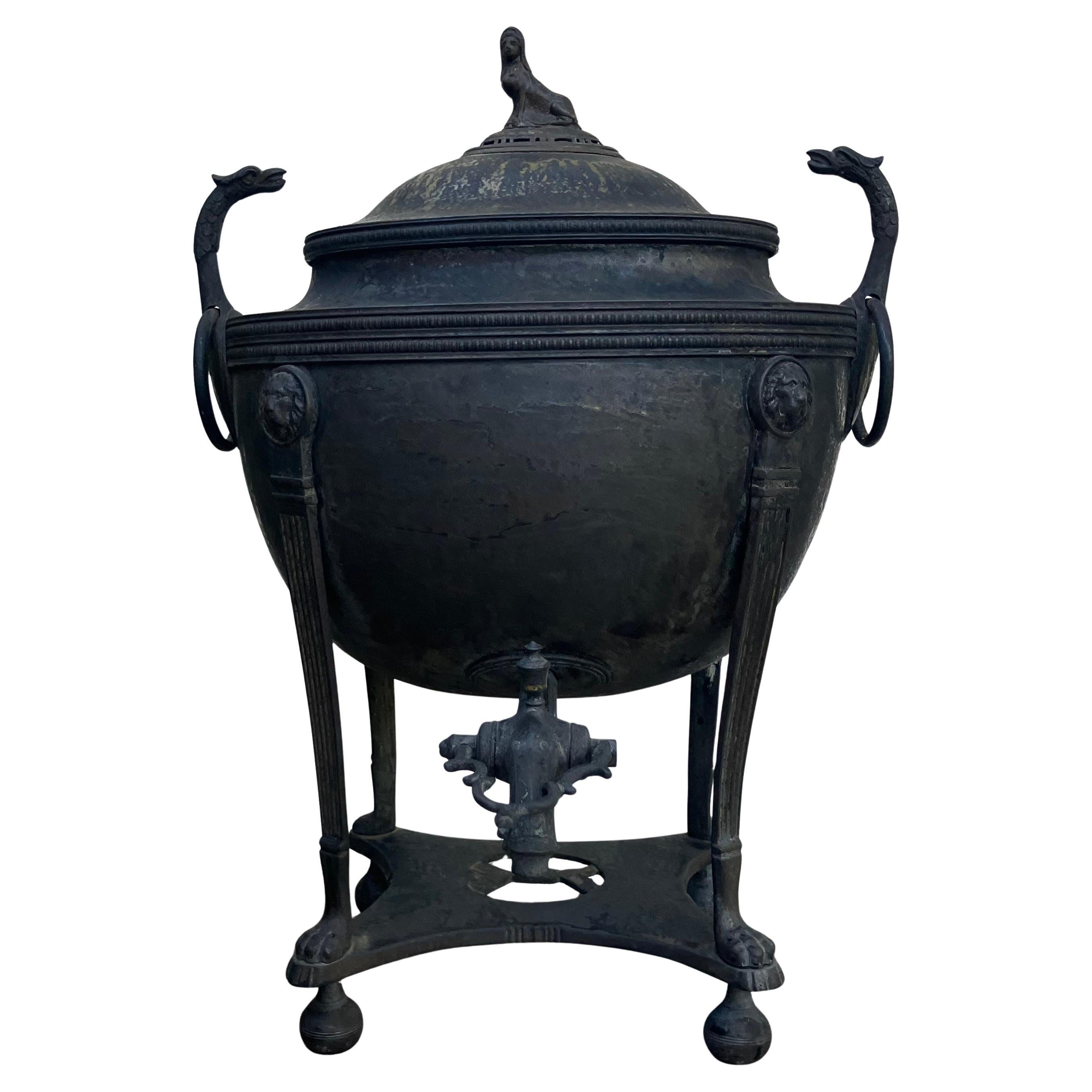 Neoclassical Coffee Samovar Urn