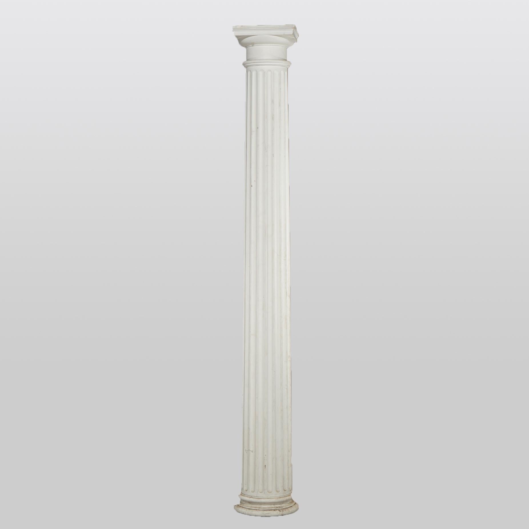 20th Century Neoclassical Composition Tall Doric Form Column, 94