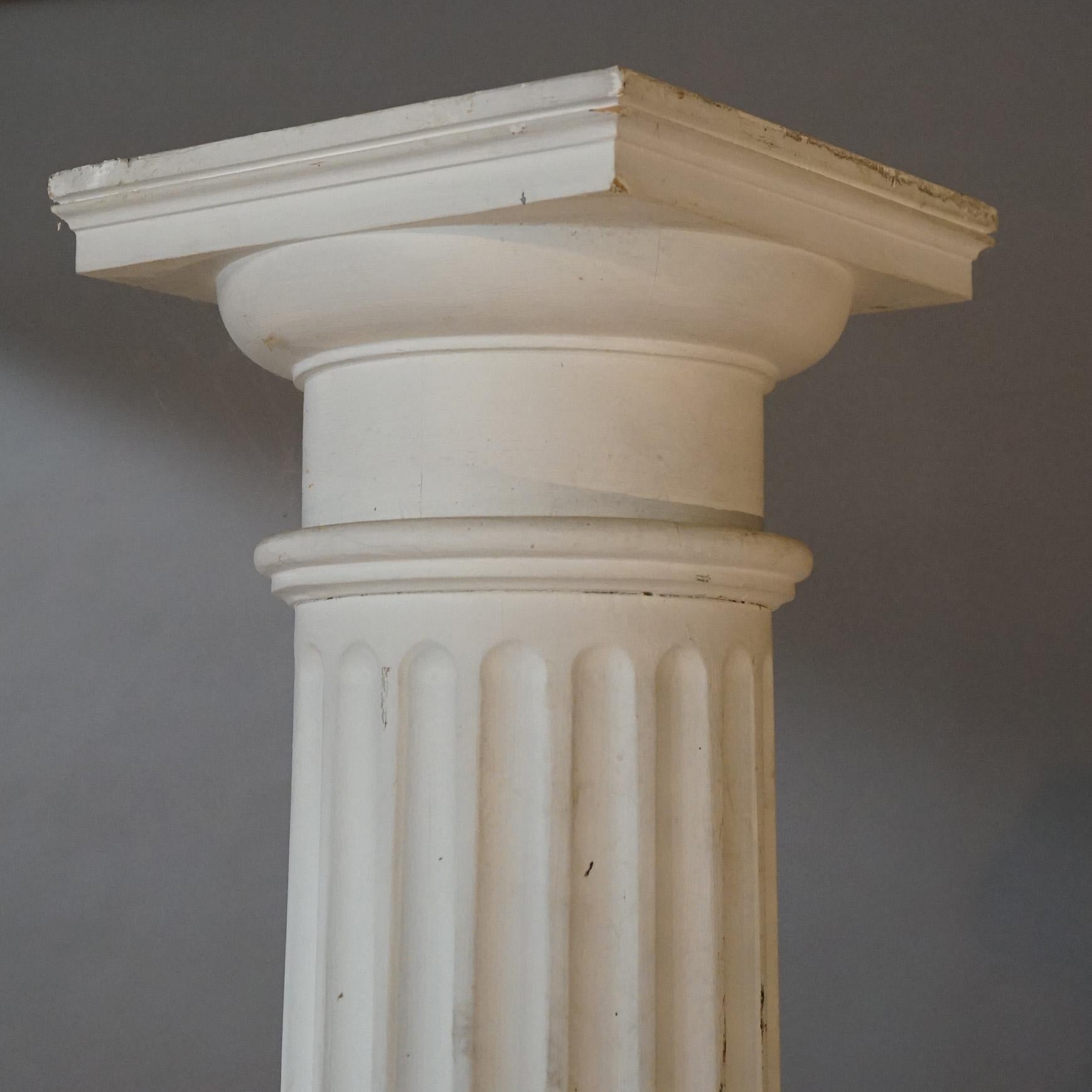 Neoclassical Composition Tall Doric Form Column, 94