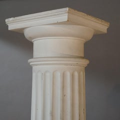 Neoclassical Composition Tall Doric Form Column, 94"h, 20thC