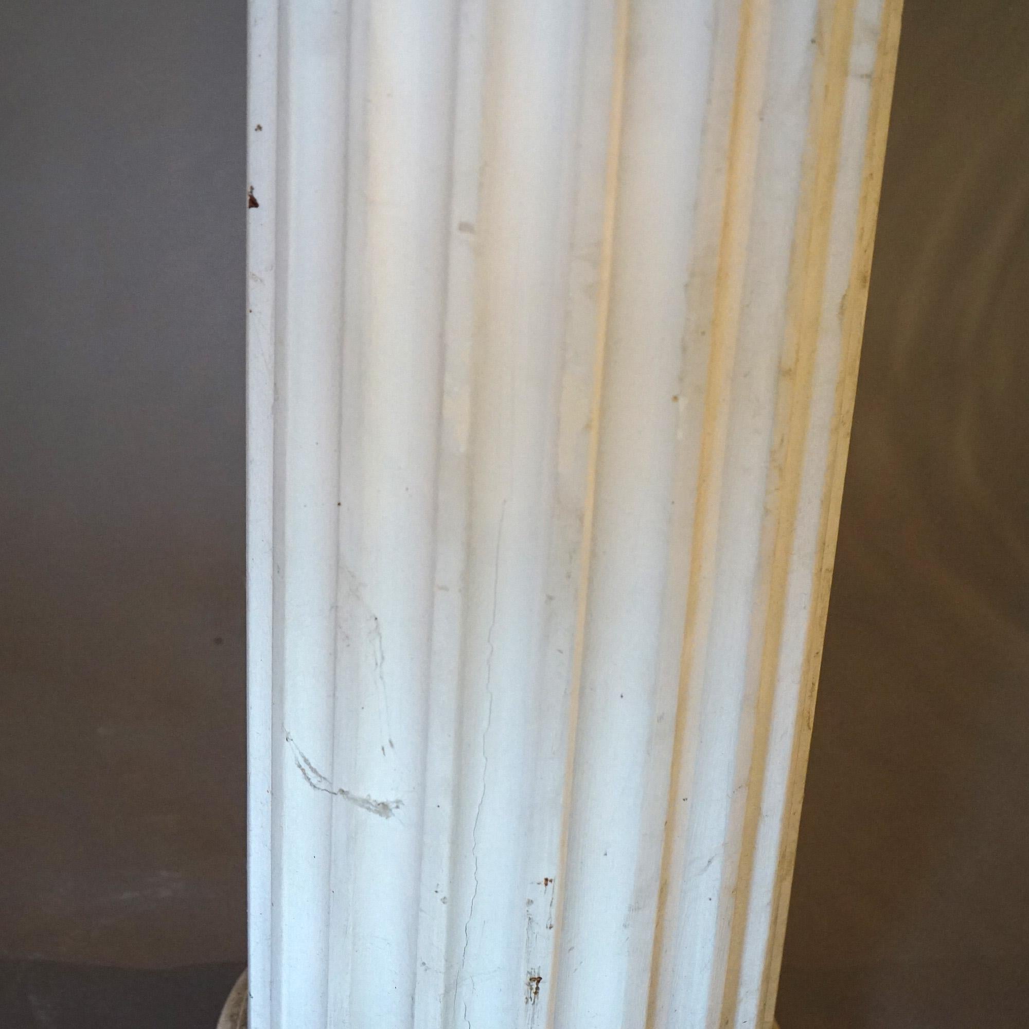Neoclassical Composition Tall Doric Form Column, 94