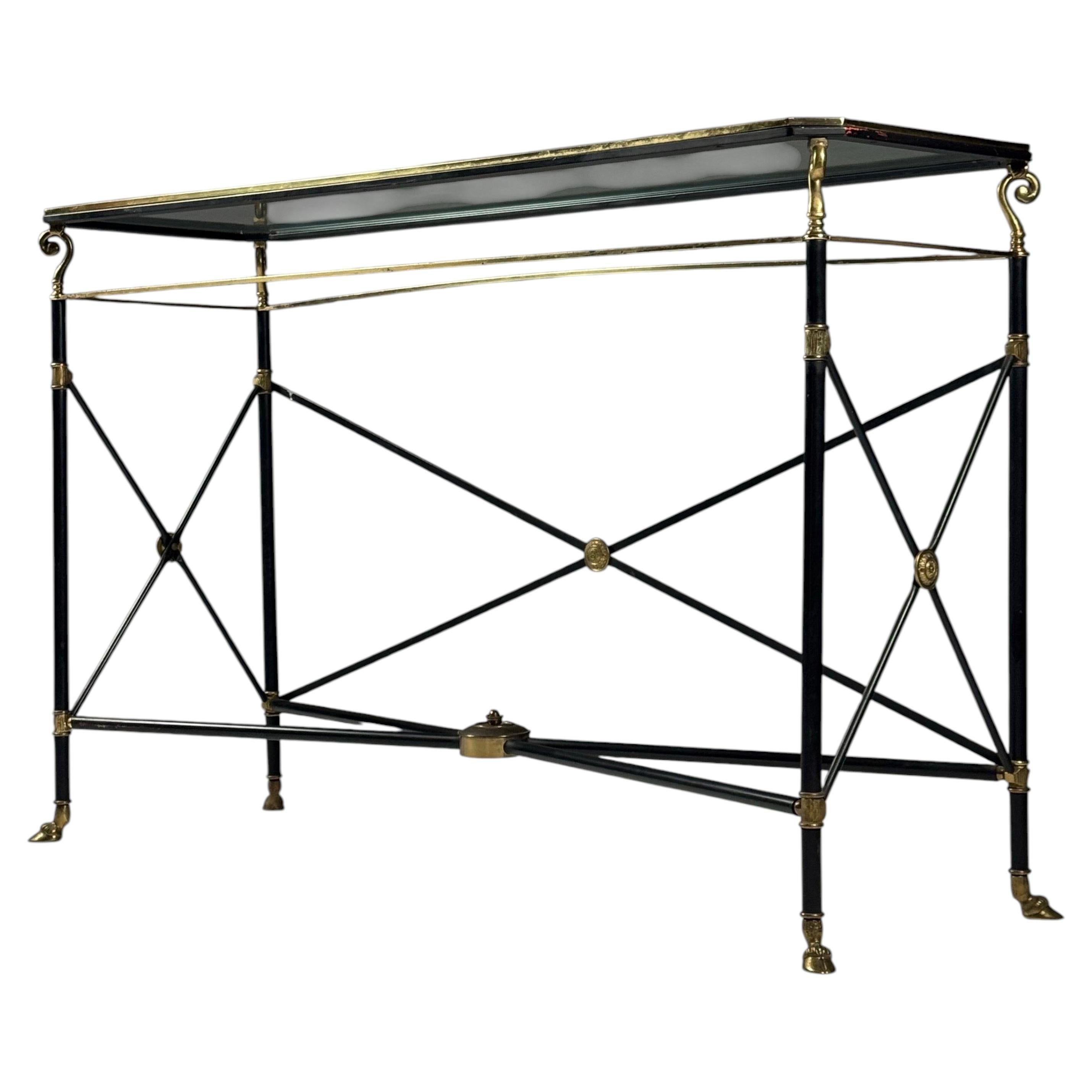 Table console néoclassique des années 1950 en vente