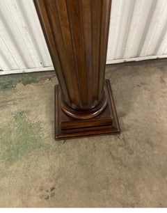 Neoclassical Corinthian Column Fluted Pedestal