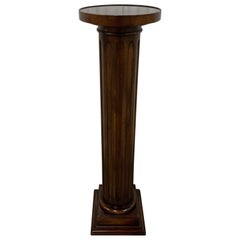 Neoclassical Corinthian Column Fluted Pedestal