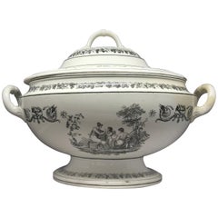 Neoclassical Creamware Soup Tureen