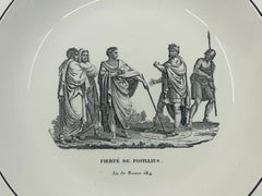 Neoclassical Creil Creamware Plate