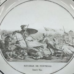 Neoclassical Creil Creamware Plate