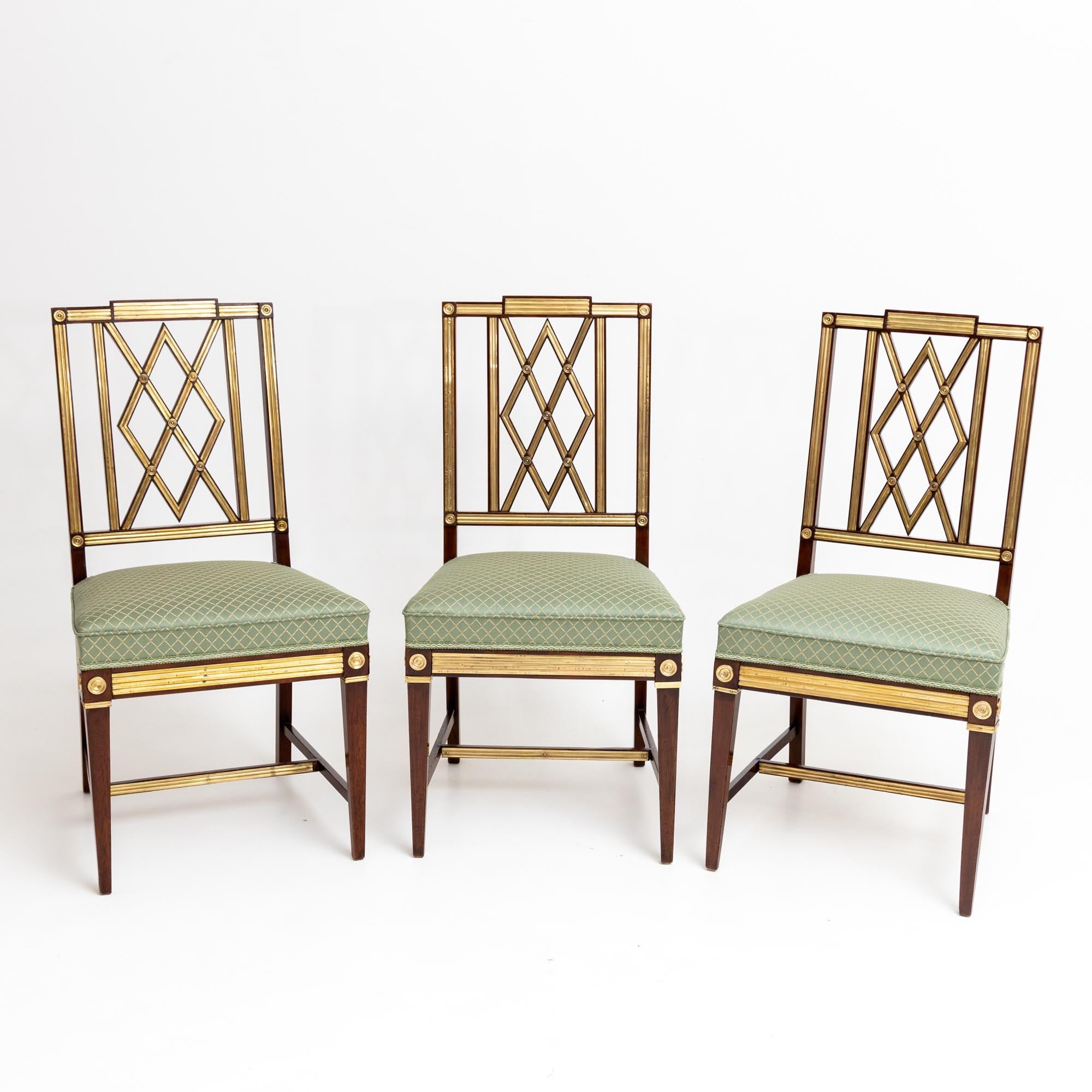 Neoclassical Dining Room Chairs, Baltic, End of 18th Century For Sale 3