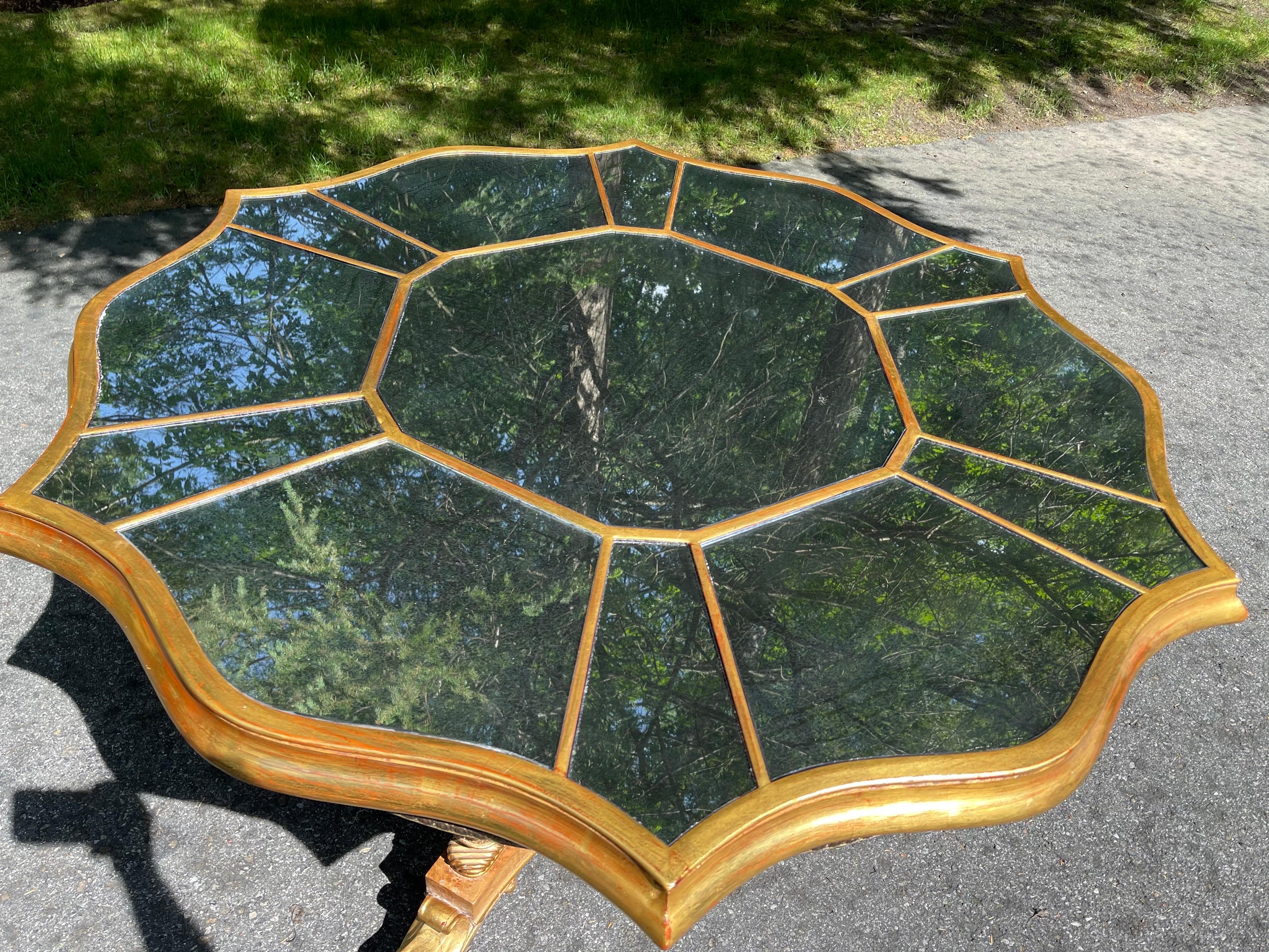 Neoclassical Dolphin Center Table  For Sale 1