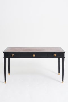 Neoclassical Ebonised Desk