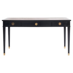 Neoclassical Ebonised Desk