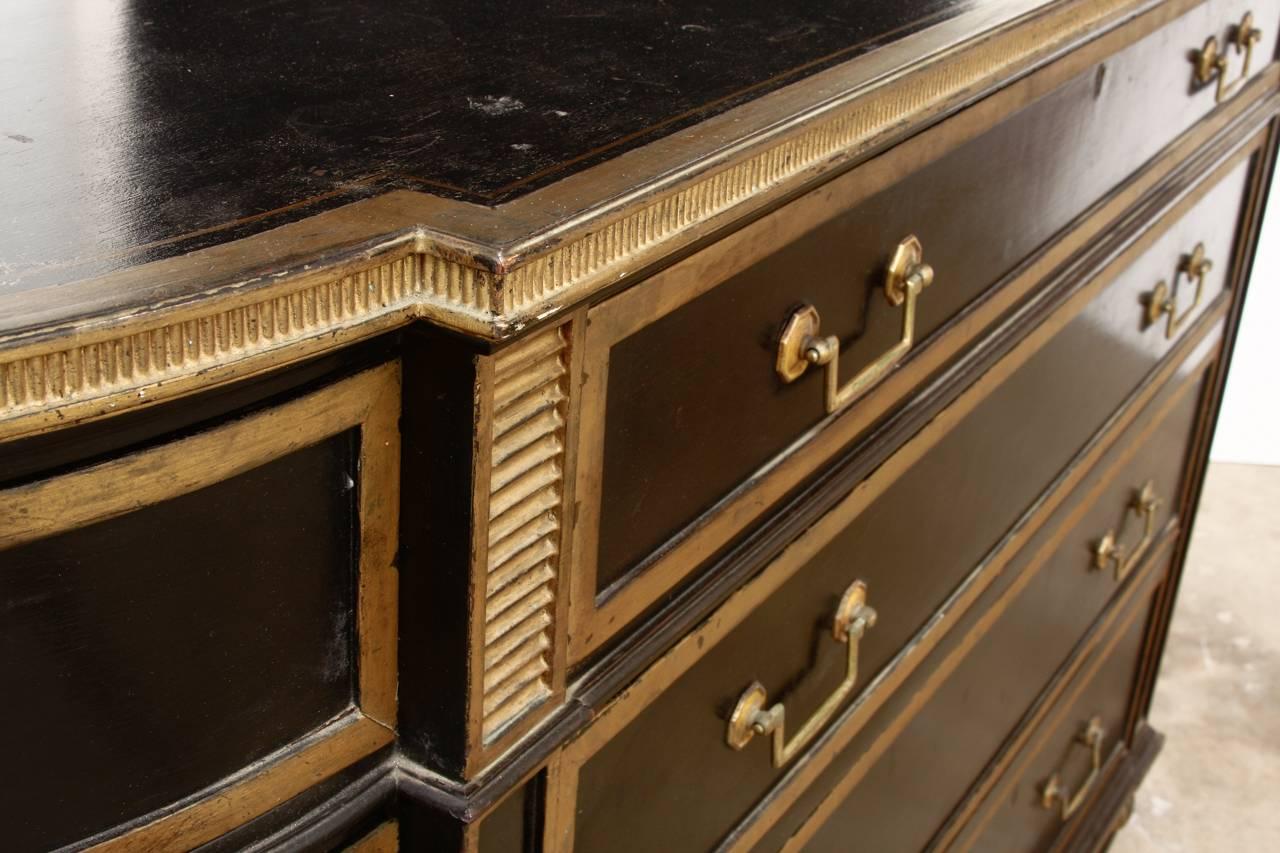 Neoclassical Ebonized Buffet in the manner of Maison Jansen 3